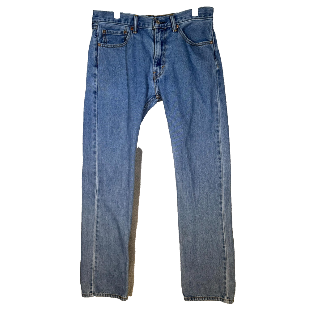 Levi’s 505 Men’s Jeans 32x32 Blue Denim Regular Fit Straight Leg